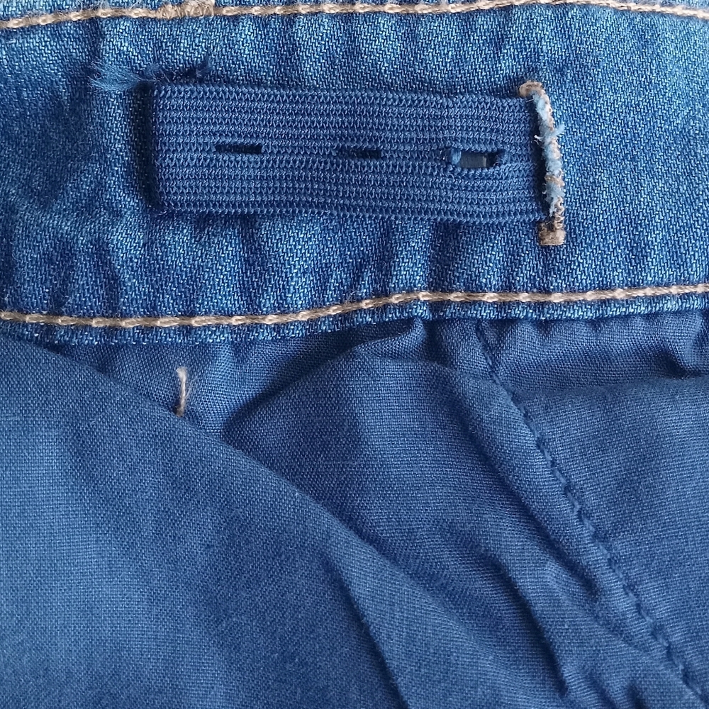 BRAND NEW NWT Wide Leg Blue Denim Jeans 14 Tall - Picture 13 of 14